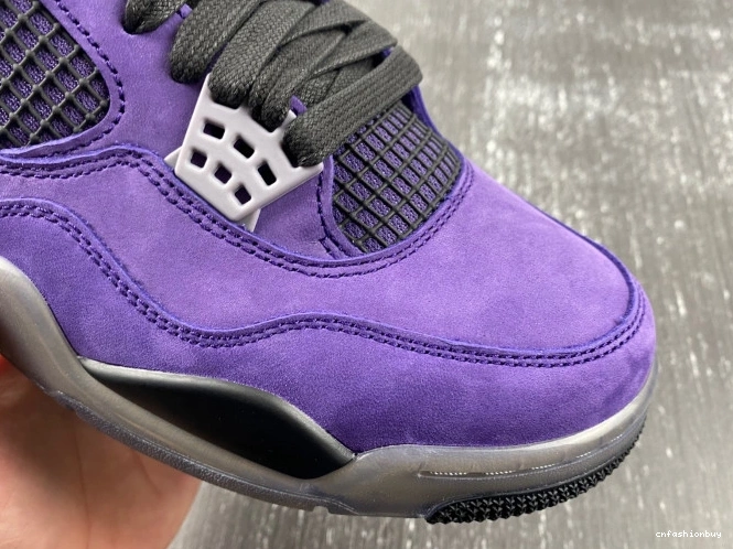 Travis Suede Jordan Purple Air 4 Scott x 1107